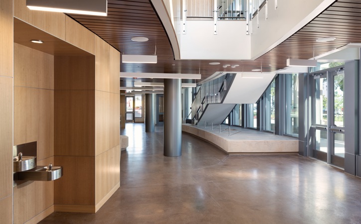 San Diego Unified School District - Hoover High School New Theater stairs