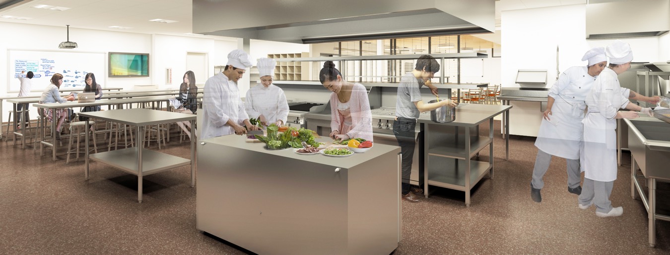 San Diego Unified School District - Hoover High CTE School Culinary Arts kitchen 2