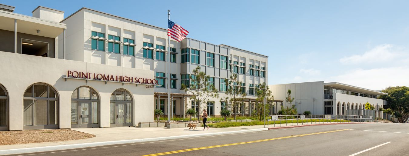 San Diego Unified School District - Point Loma High School Whole Site Modernization Phase 1 map