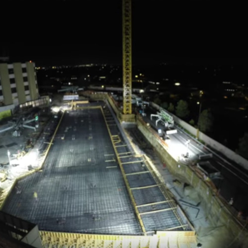Time-Lapse of Sharp Chula Vista Hospital Foundation Pour