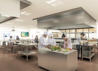 San Diego Unified School District - Hoover High Cte School Culinary Arts Gallery - kitchen 2